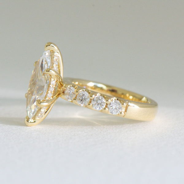 Freya | 3ct Marquise Diamond Engagement Ring