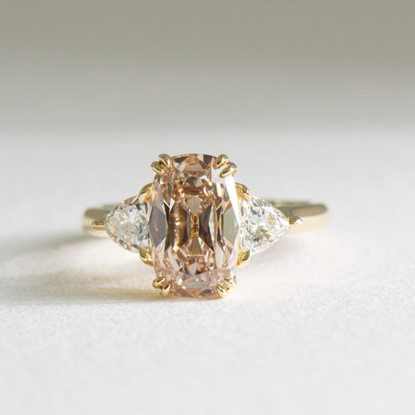 3.5ct Elodie | Old Mine Cut Lab Diamond Engagement Ring