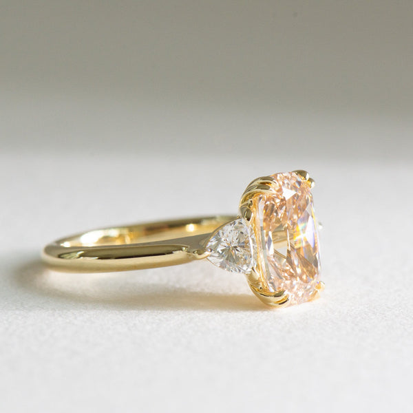 3.5ct Elodie | Old Mine Cut Lab Diamond Engagement Ring
