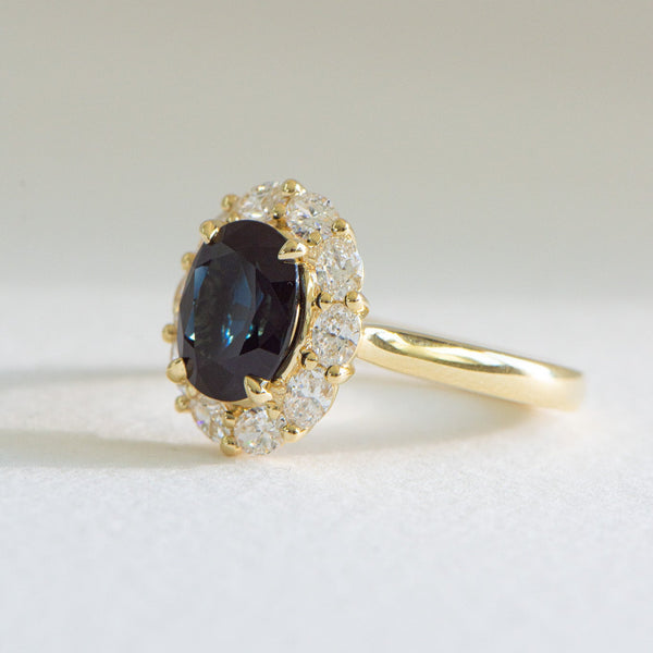 Beatrice | 2ct Australian Oval Sapphire Engagement Ring