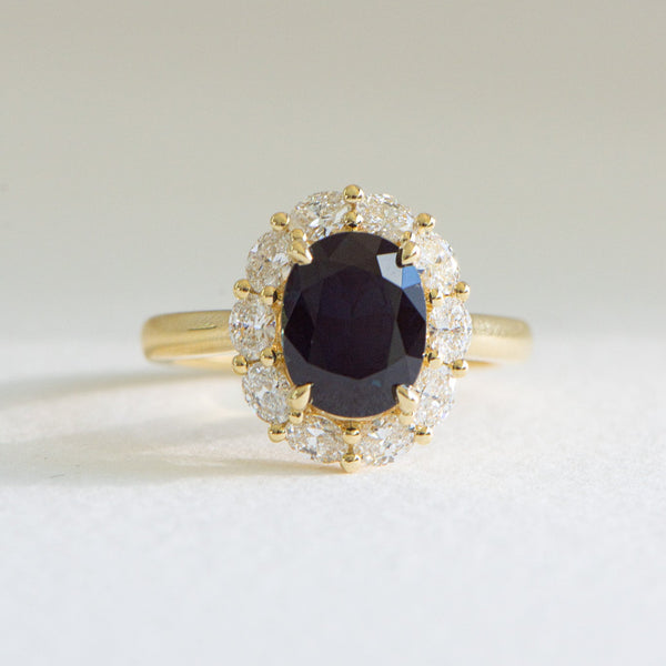 Beatrice | 2ct Australian Oval Sapphire Engagement Ring