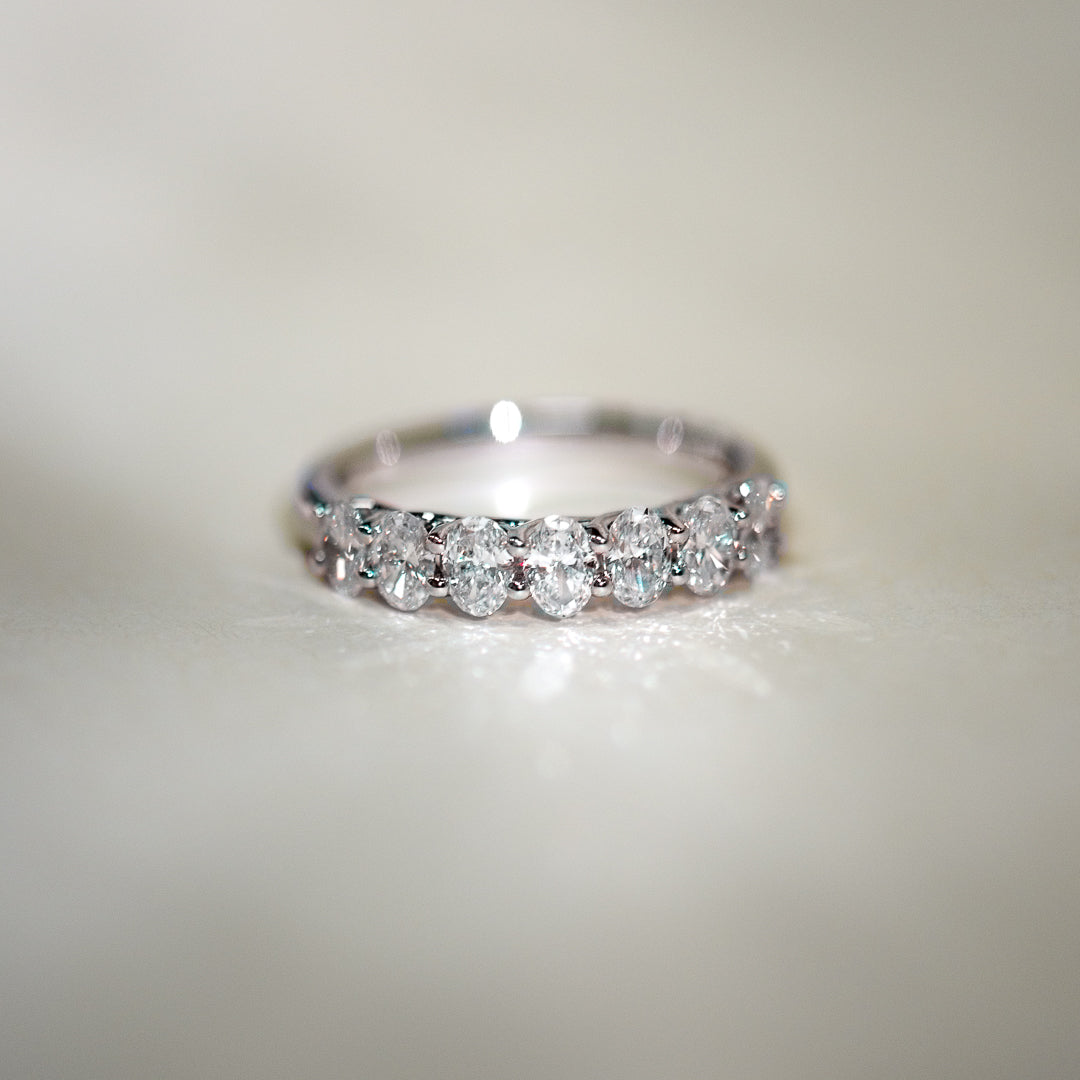 Helena | 7 Stone Oval Diamond Ring