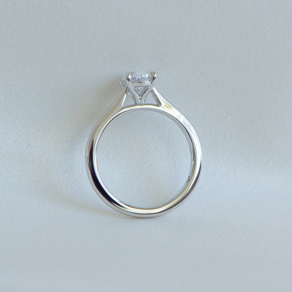 Natural Helena | 1ct Oval Natural Diamond Engagement Ring