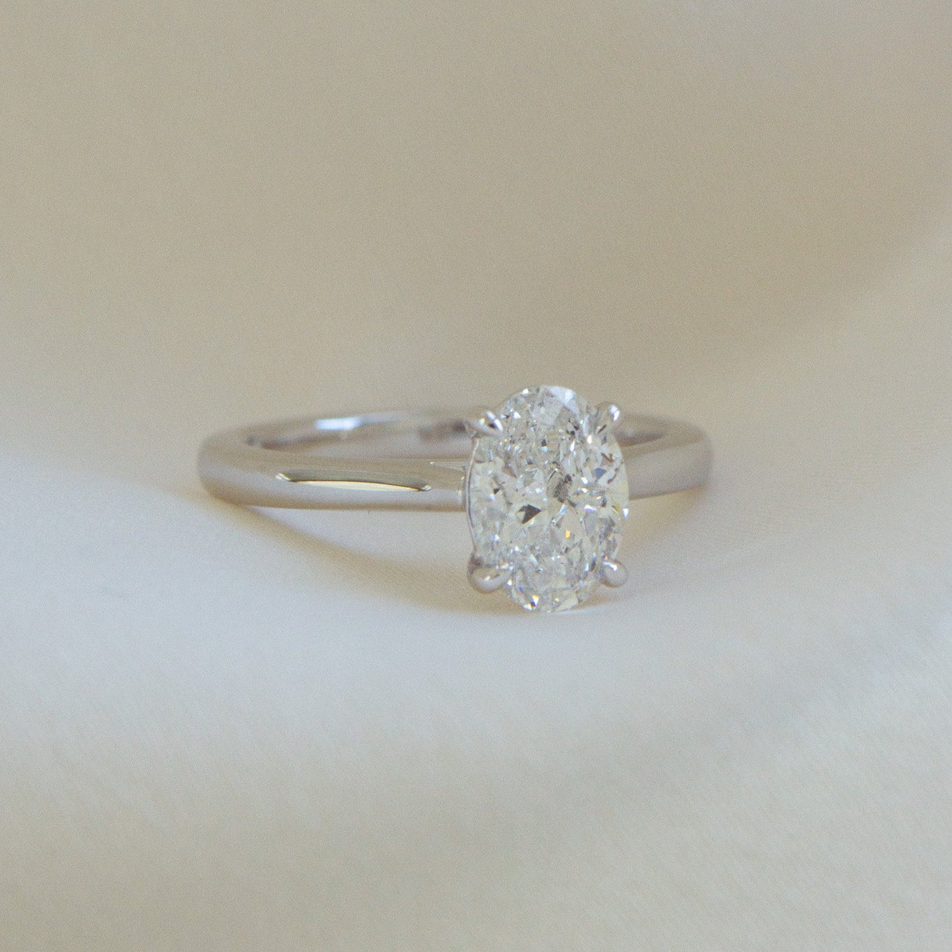 Heritage Helena 1.51ct oval natural diamond ring, GIA certified, Matthews Jewellers Newcastle