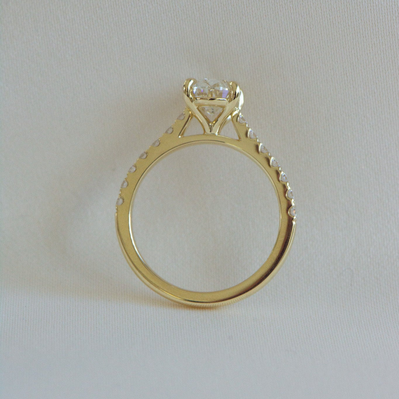 Oval natural diamond engagement ring, Heritage Helena 1.50ct, GIA certified, Matthews Jewellers