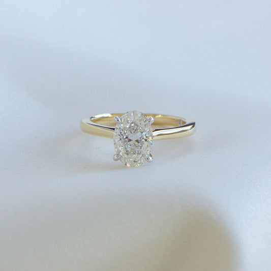 Matthews Jewellers Heritage Helena 2.00ct GIA-certified natural oval engagement ring, est. 1957