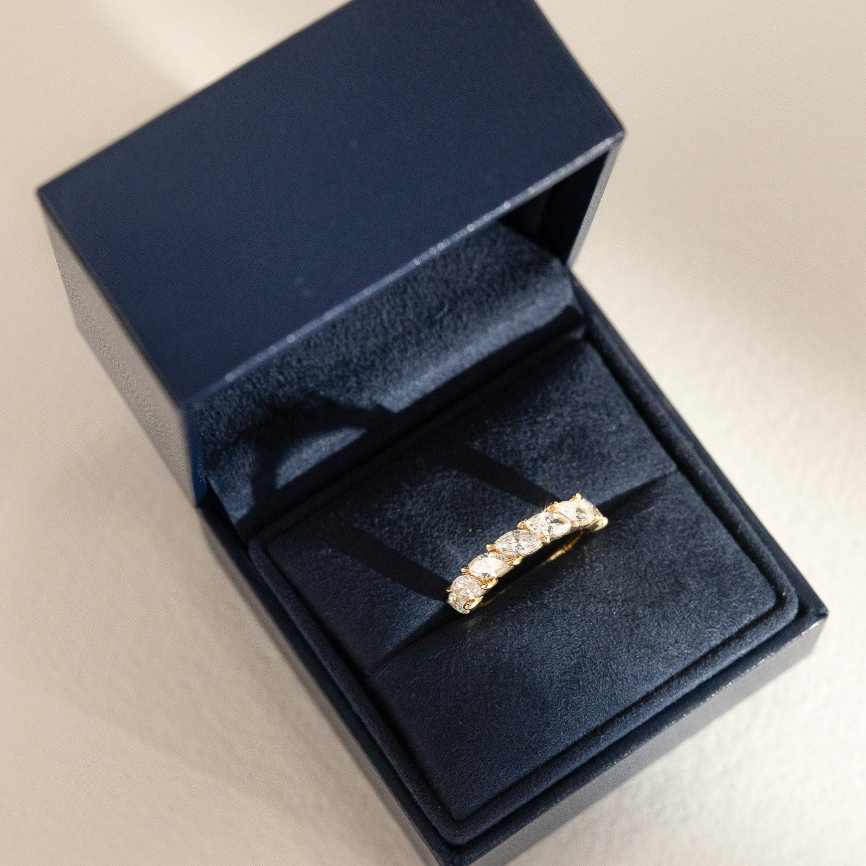 Eve | Slanted Marquise Ring