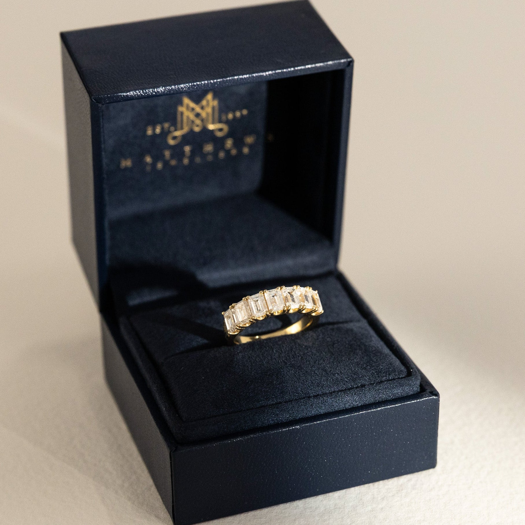 Estelle | Emerald Cut Diamond Ring