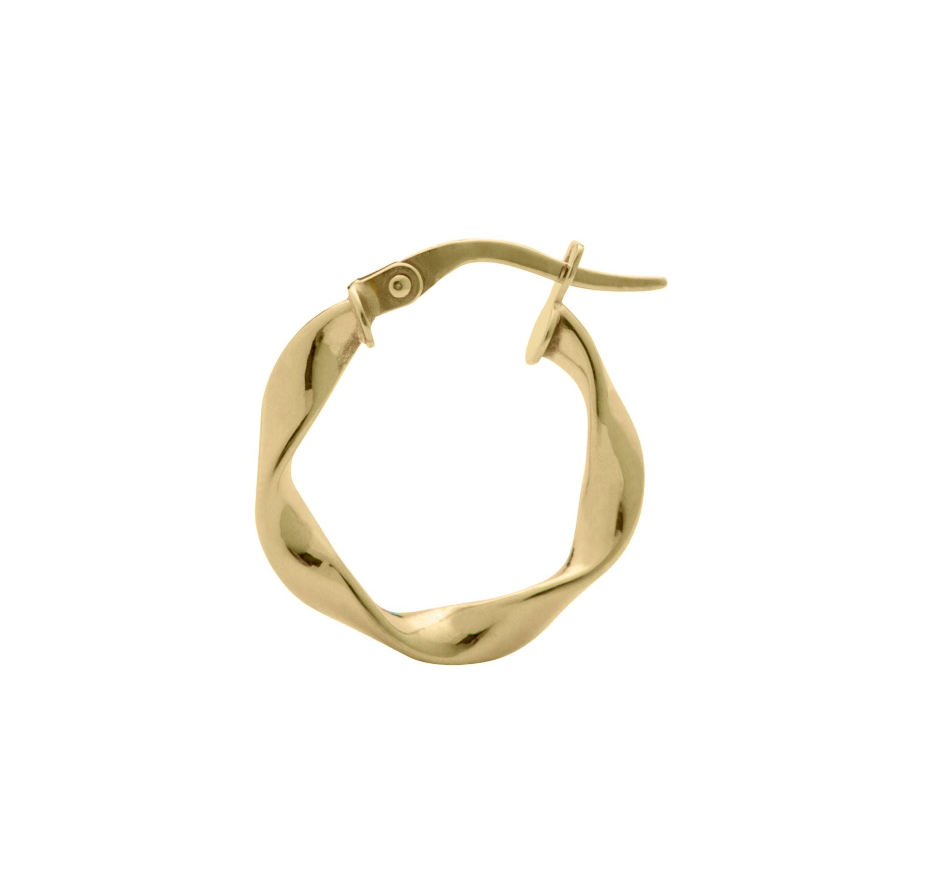 Gold Swirl Hoop Earring | R2W