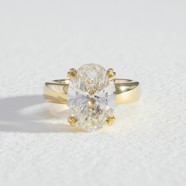 Elena | Oval Diamond Solitaire Engagement Ring