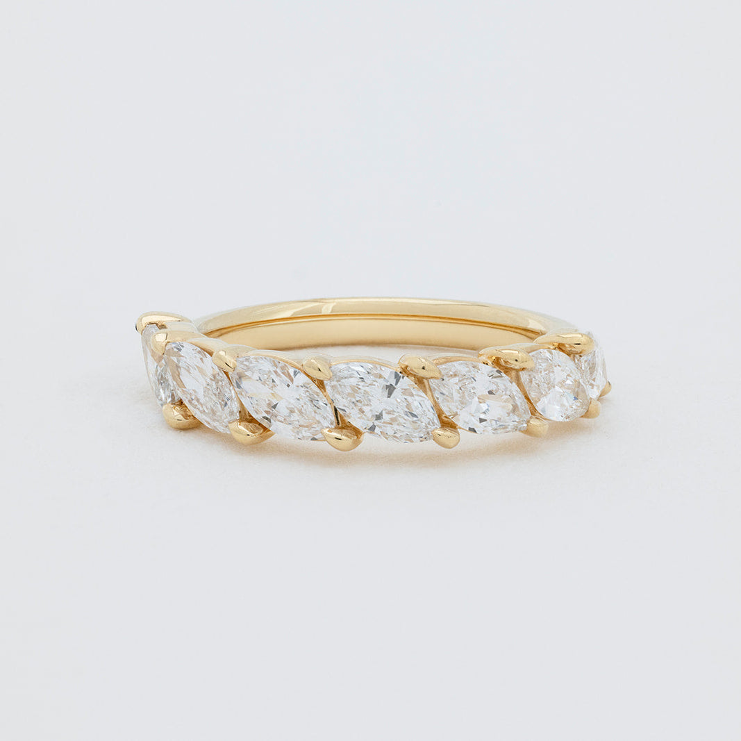 Eve | Slanted Marquise Ring