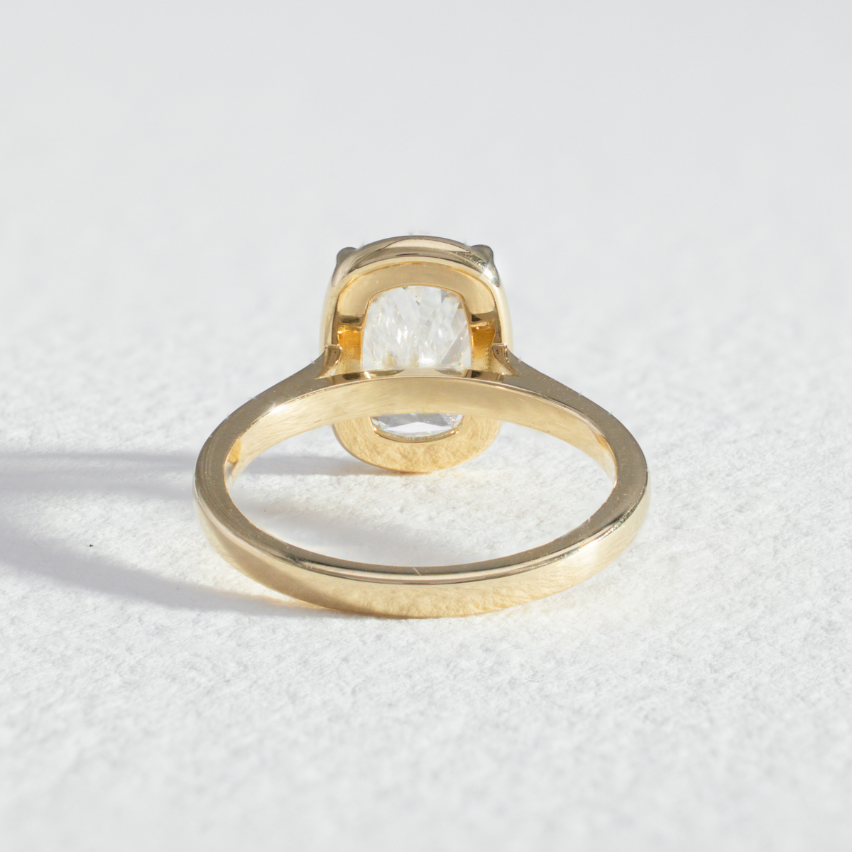 Florence | Elongated Cushion Georgian Inspired Diamond Engagement Ring
