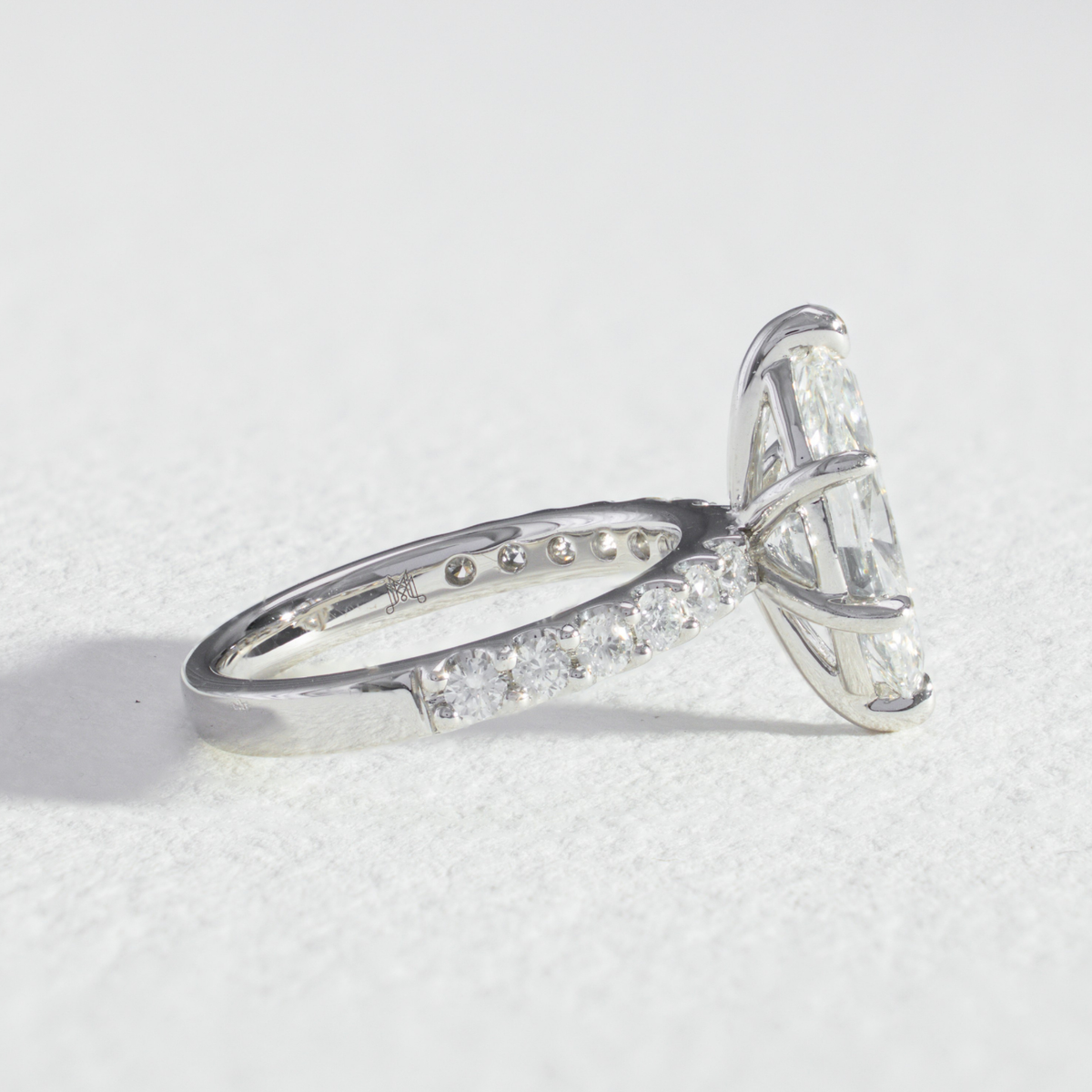 Pavé Freya | Marquise Diamond Engagement Ring