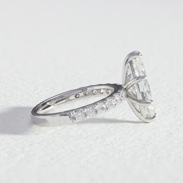 Pavé Freya | Marquise Diamond Engagement Ring