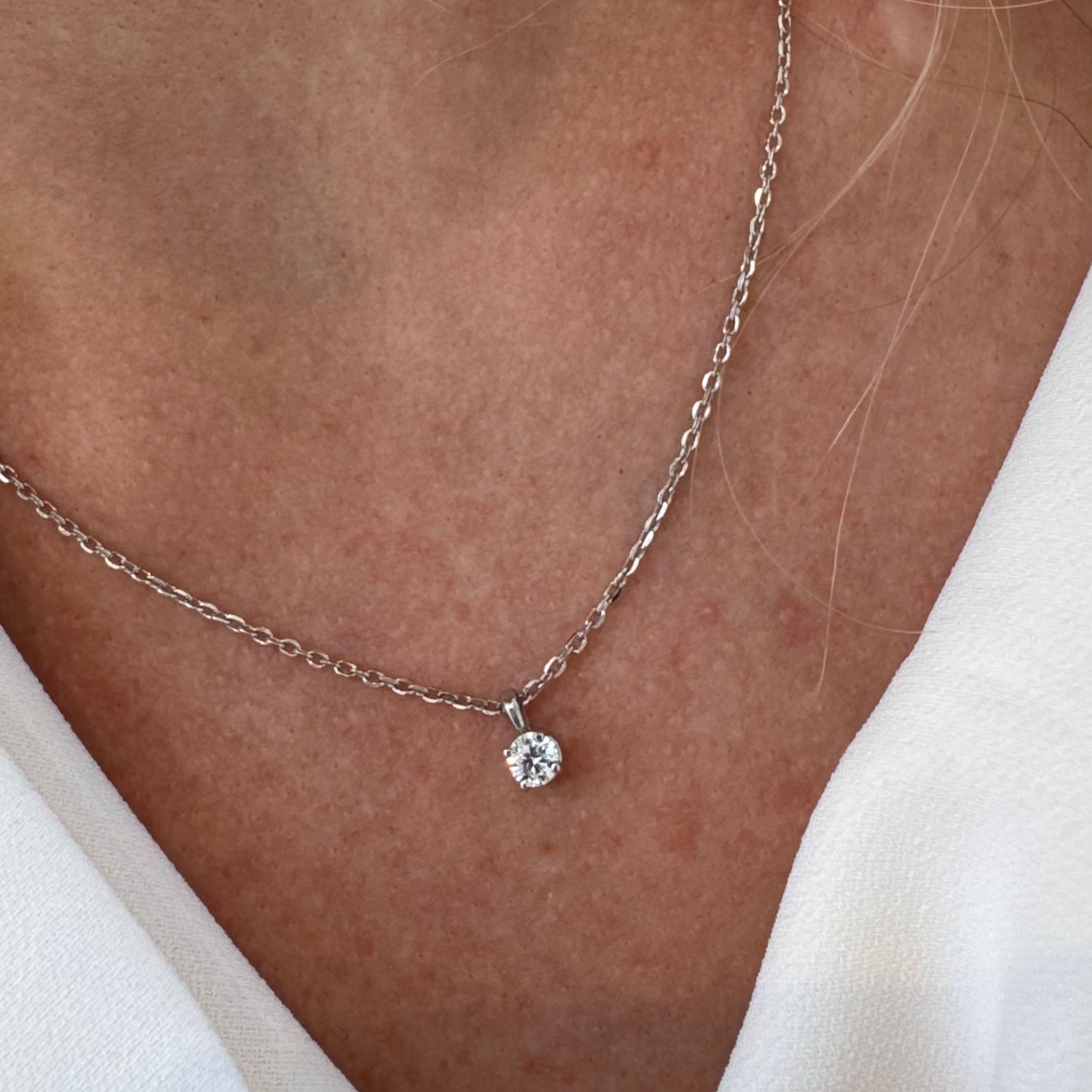 14k 0.25ct Diamond Pendant