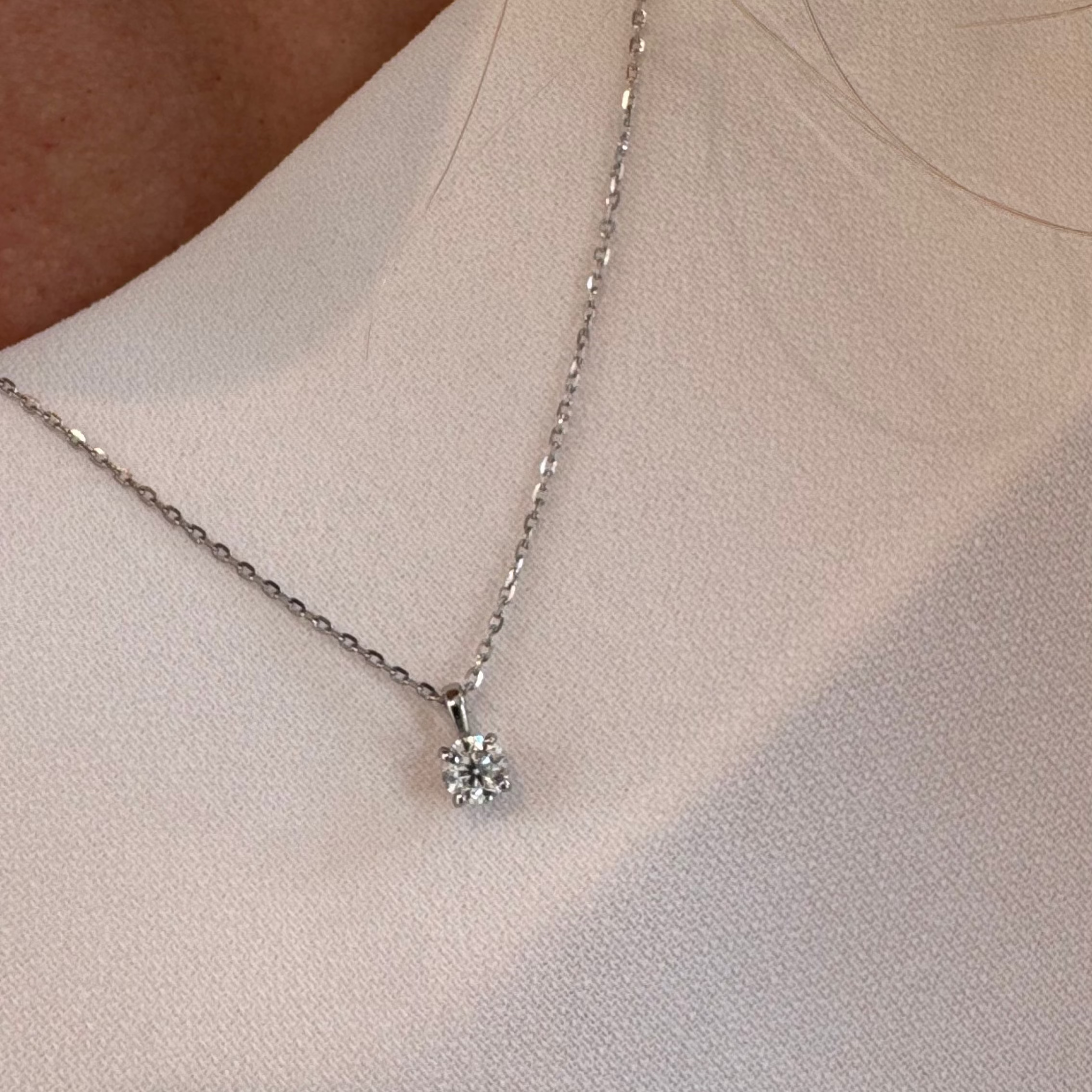 18k 0.30ct Diamond Pendant