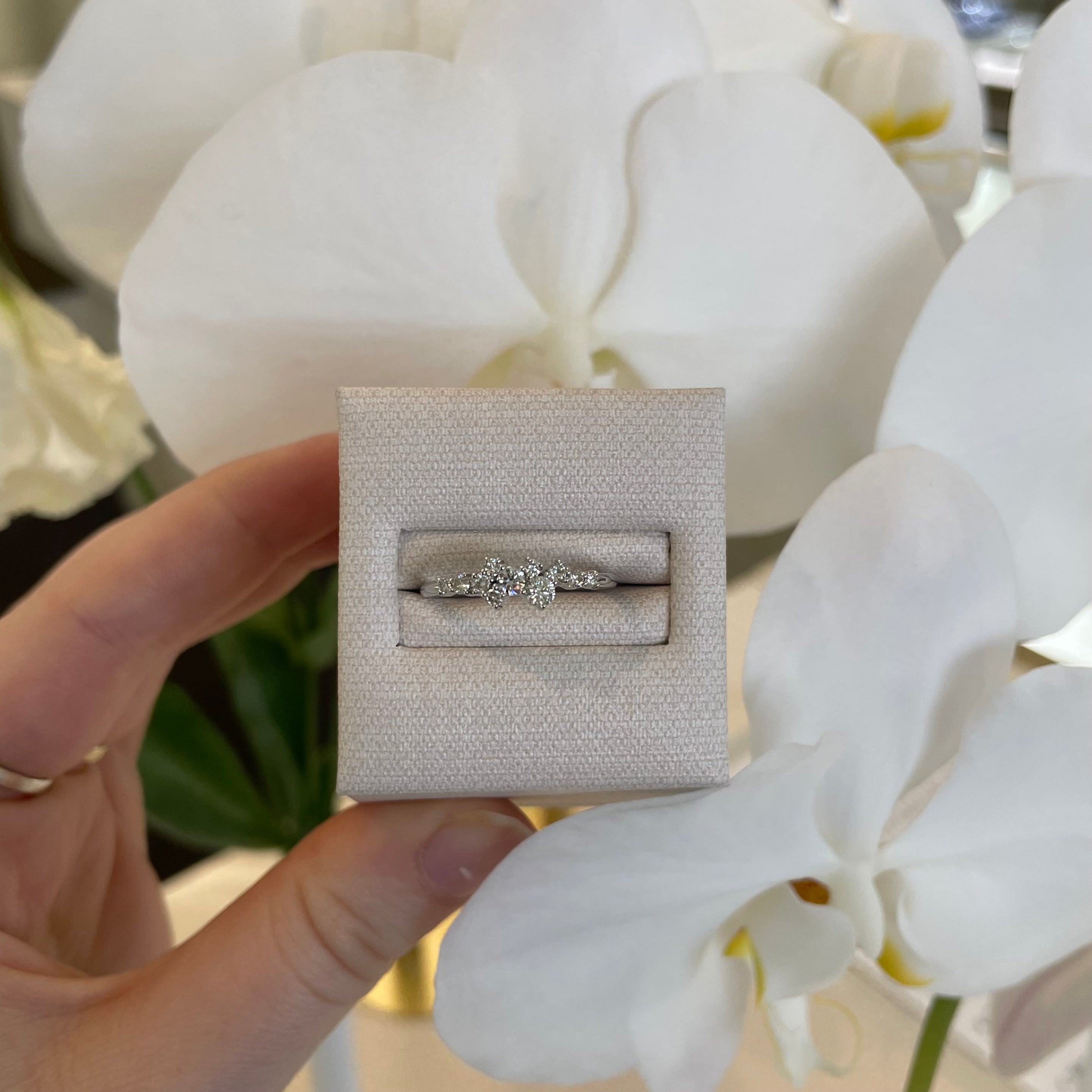 Diamond Cluster Style Ring