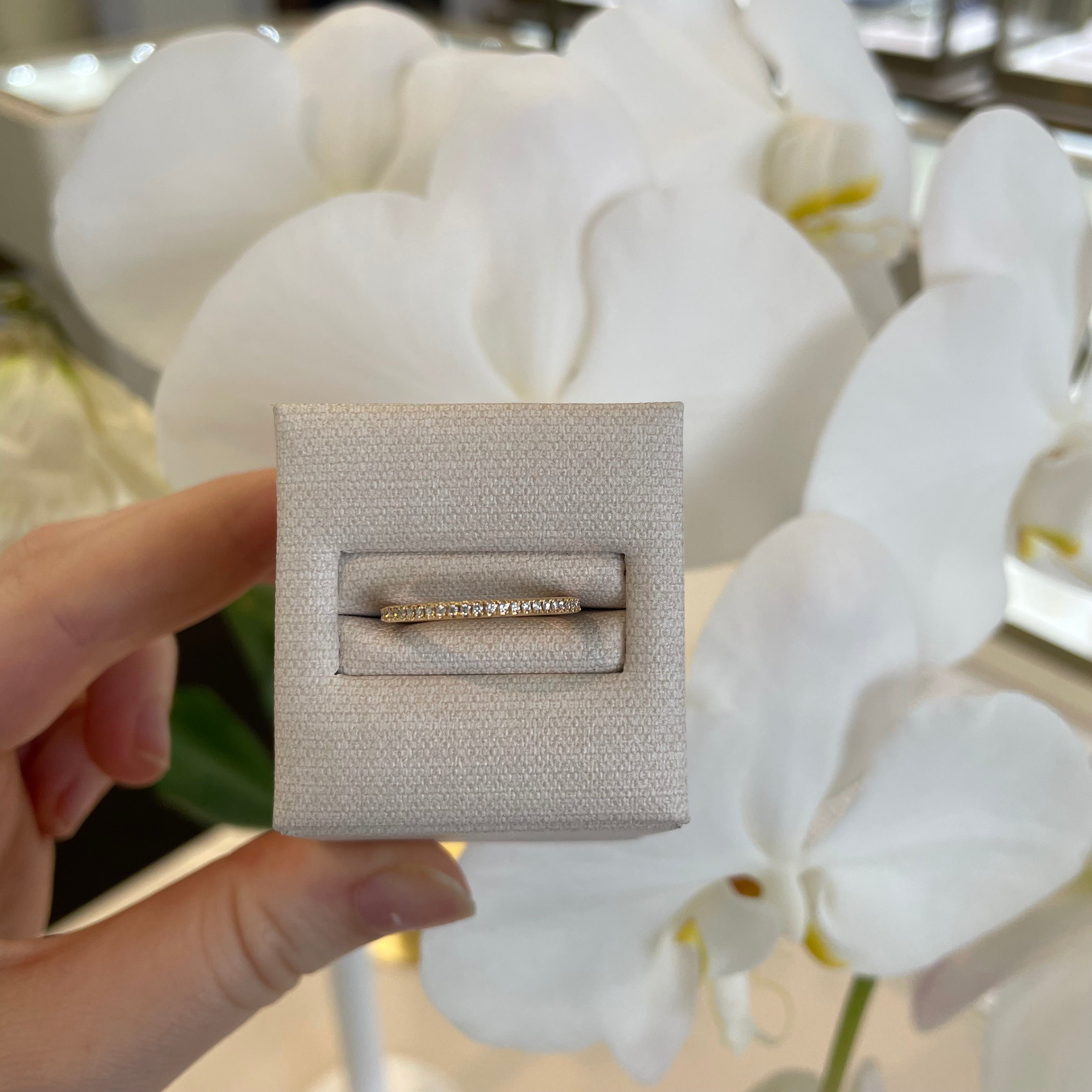 Hearts on Fire Eternity Band Rose Gold