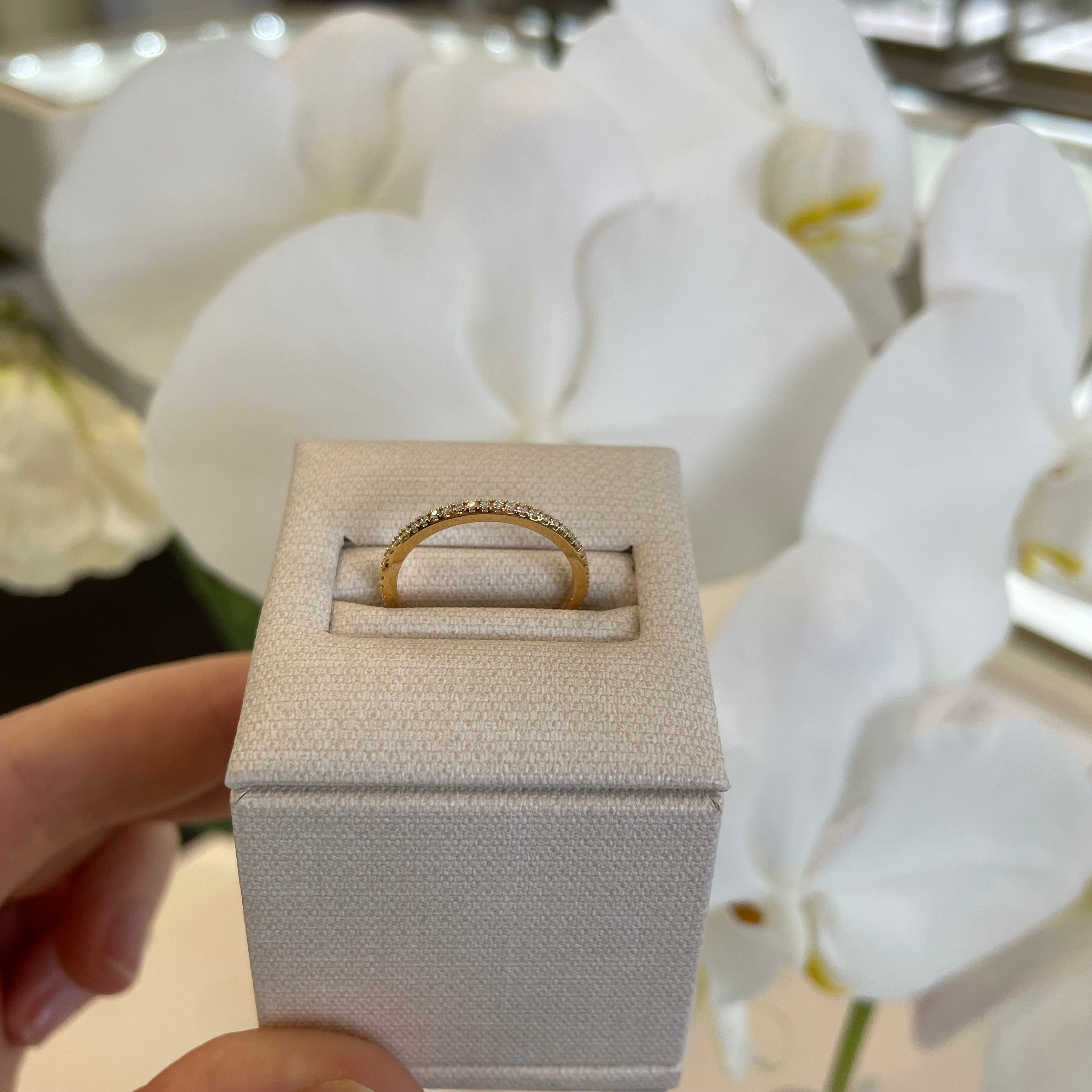 Hearts on Fire Eternity Band Rose Gold