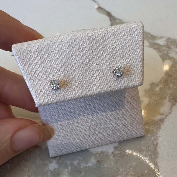 0.25ct Natural Diamond Earrings