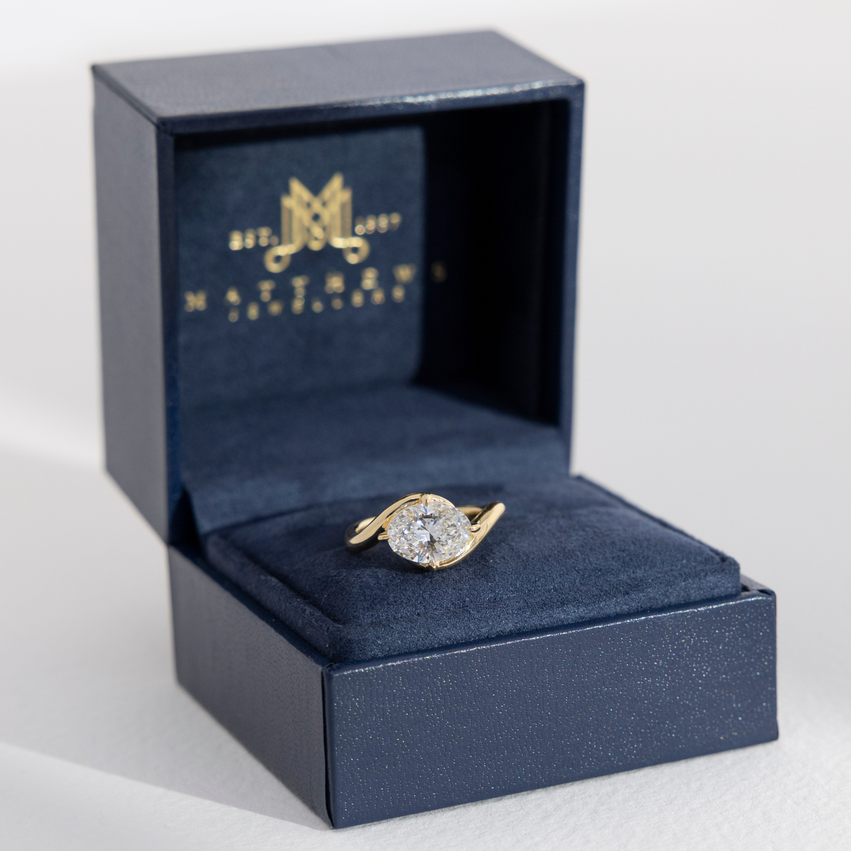 Kai | Oval Diamond Wrap Engagement Ring
