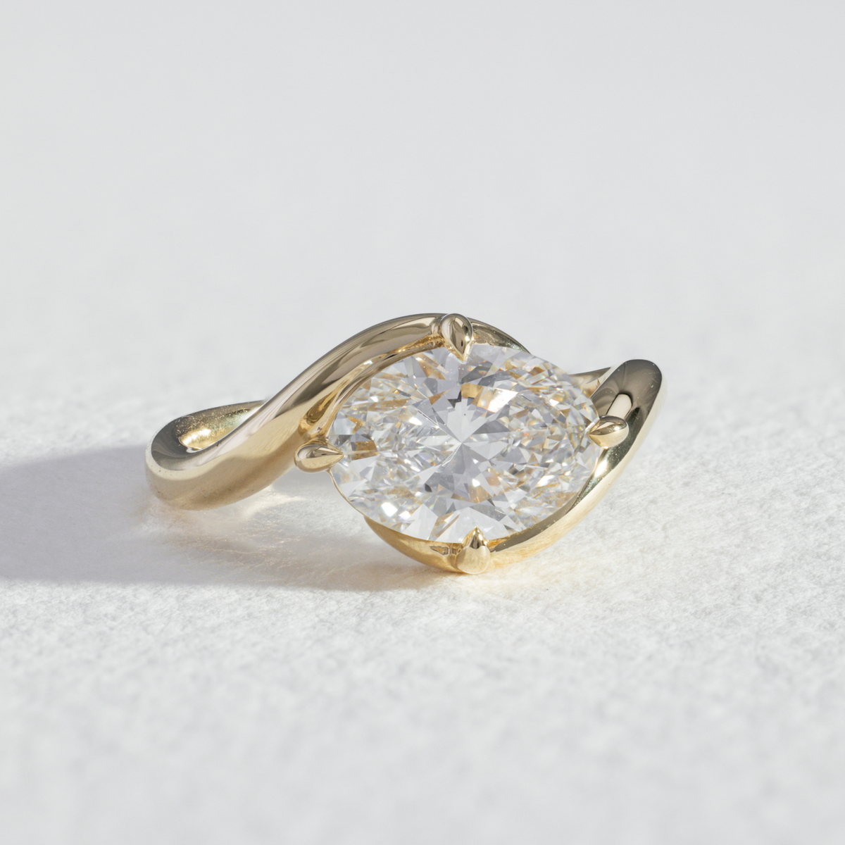 Kai | Oval Diamond Wrap Engagement Ring