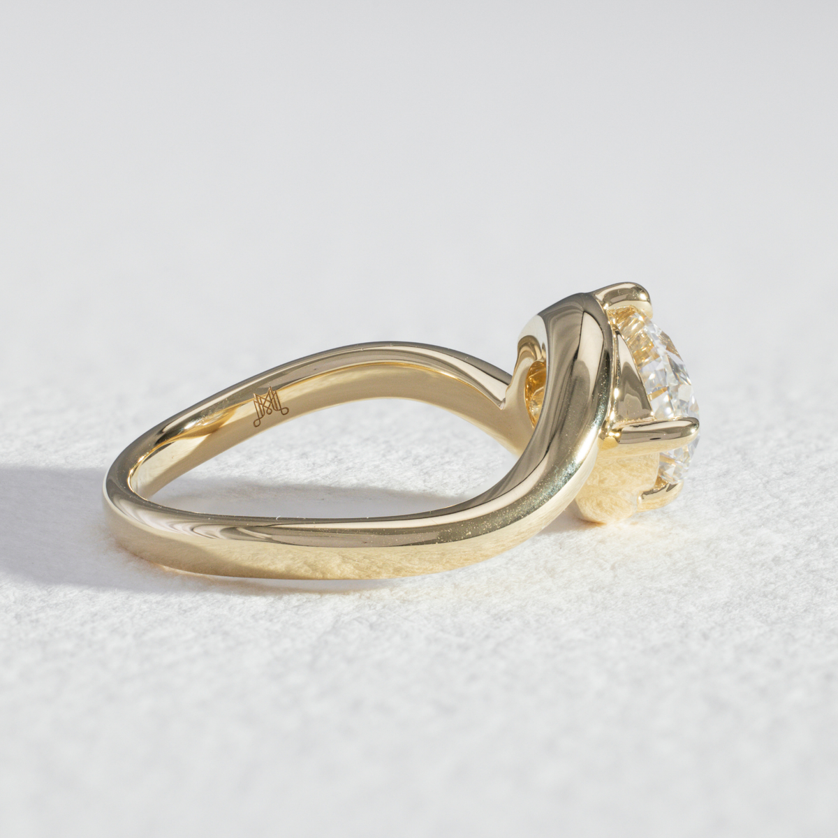 Kai | Oval Diamond Wrap Engagement Ring