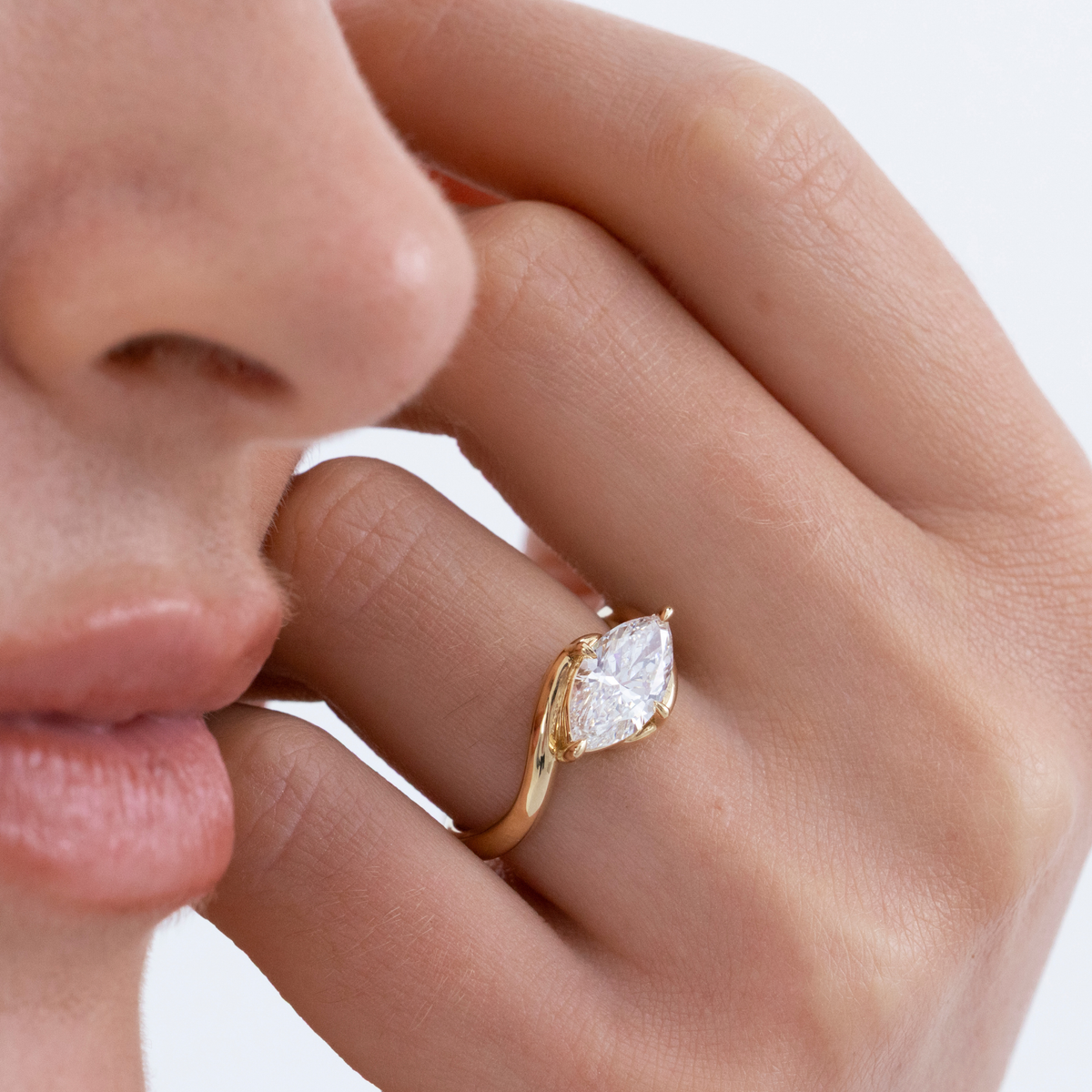 Kaia | Marquise Diamond Wrap Engagement Ring