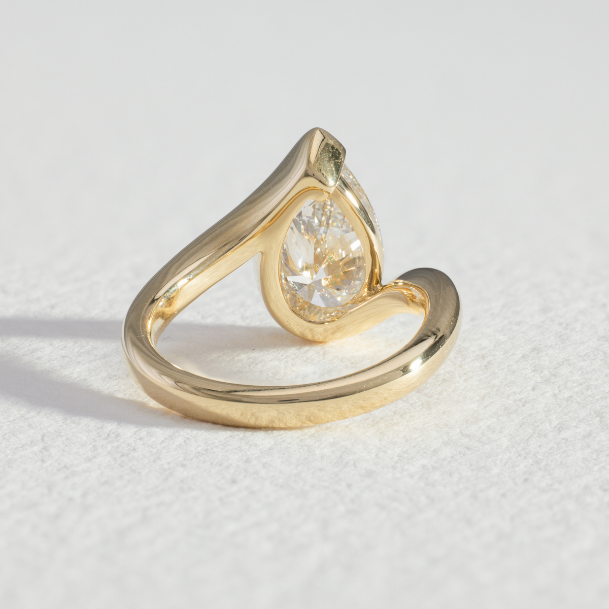 Lola | Pear Diamond Wrap Engagement Ring