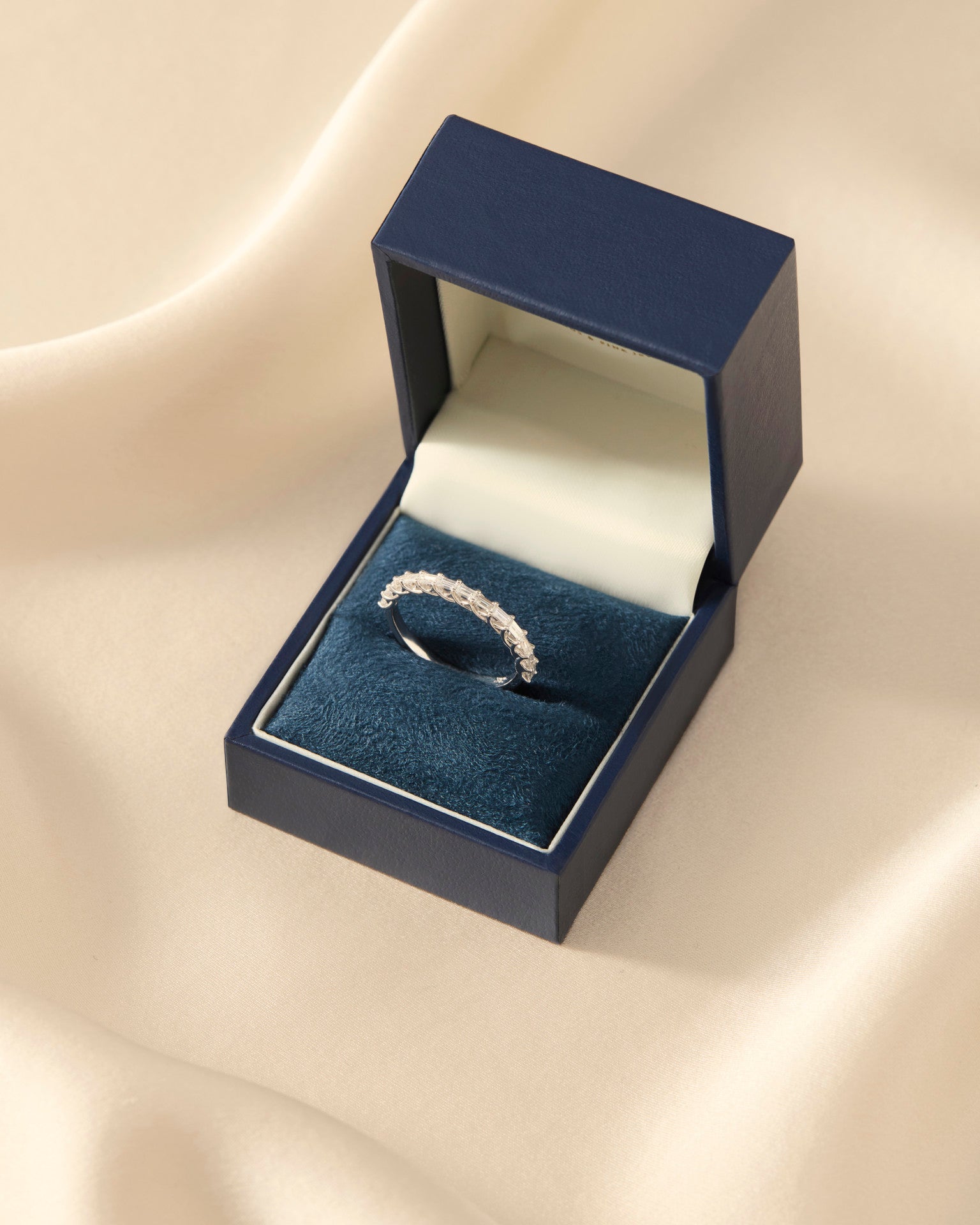 Lab Created Baguette Diamond Ring