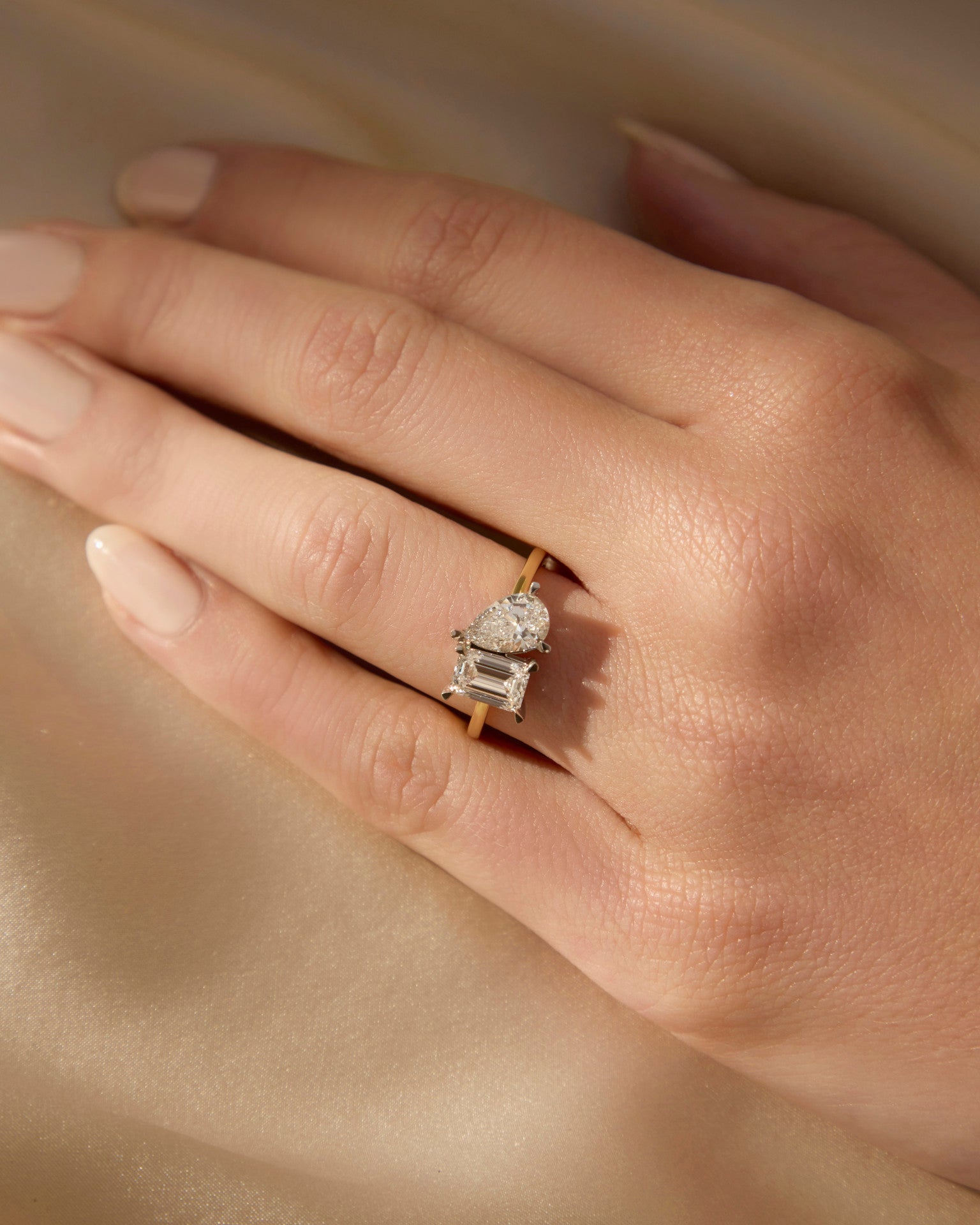 Toi et Moi | Two Stone Diamond Engagement Ring