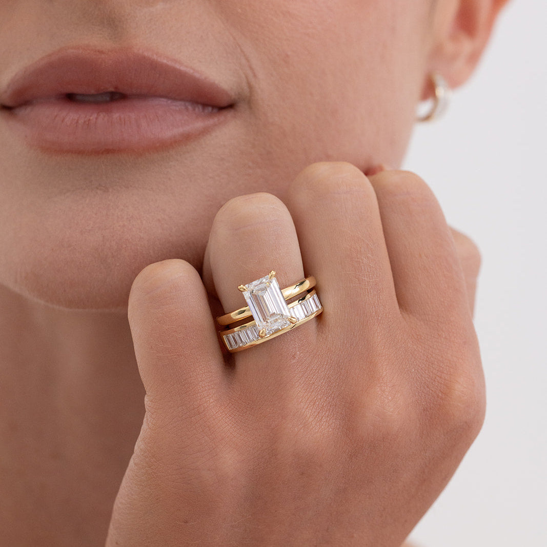 Mabel | Baguette Diamond Ring