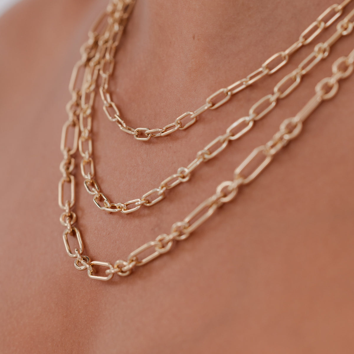 3 +1 Gold Necklace
