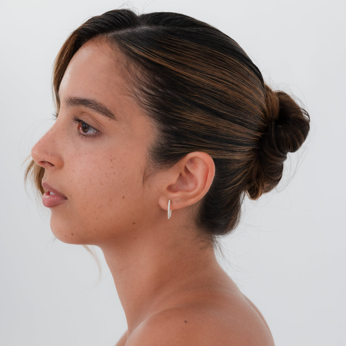 Inside Out Diamond Hoops