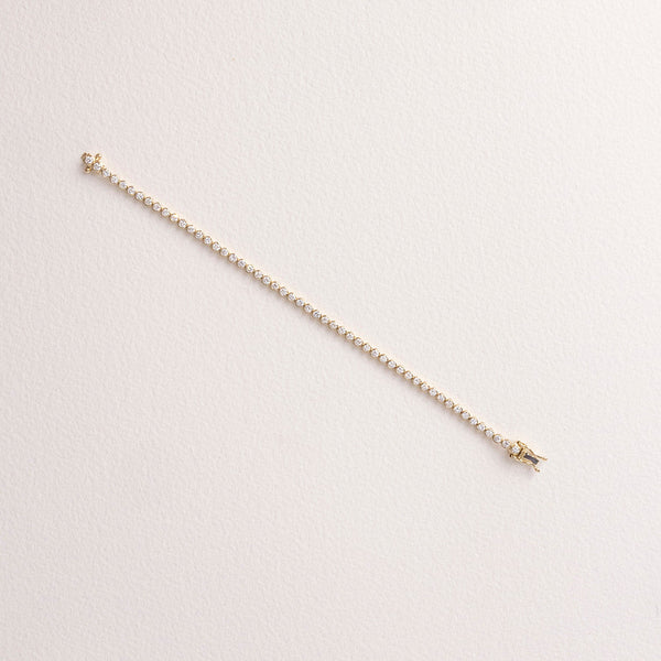 Bezel Round Tennis Bracelet