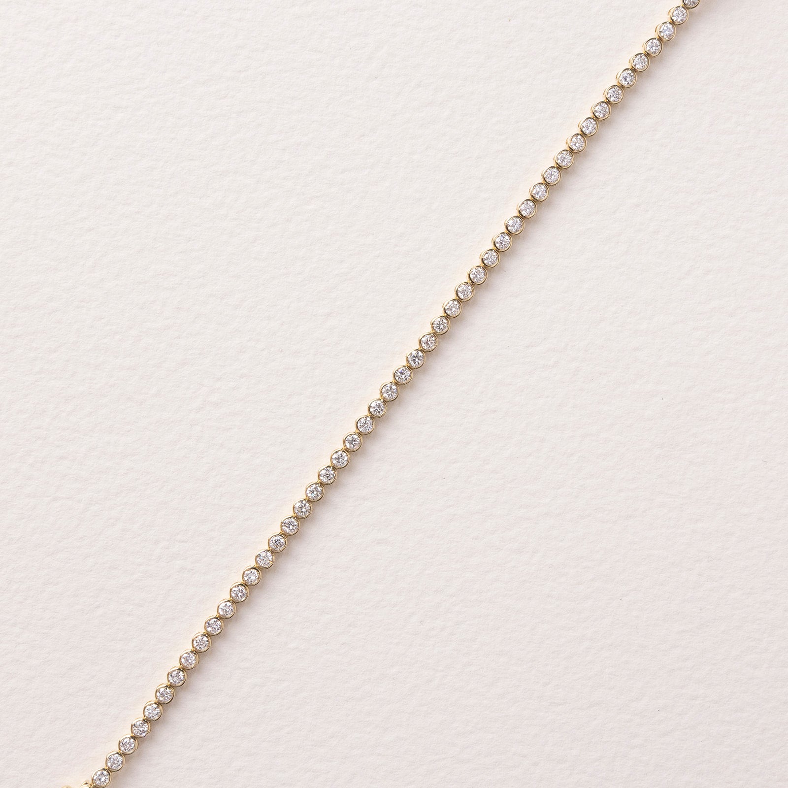 Bezel Round Tennis Bracelet