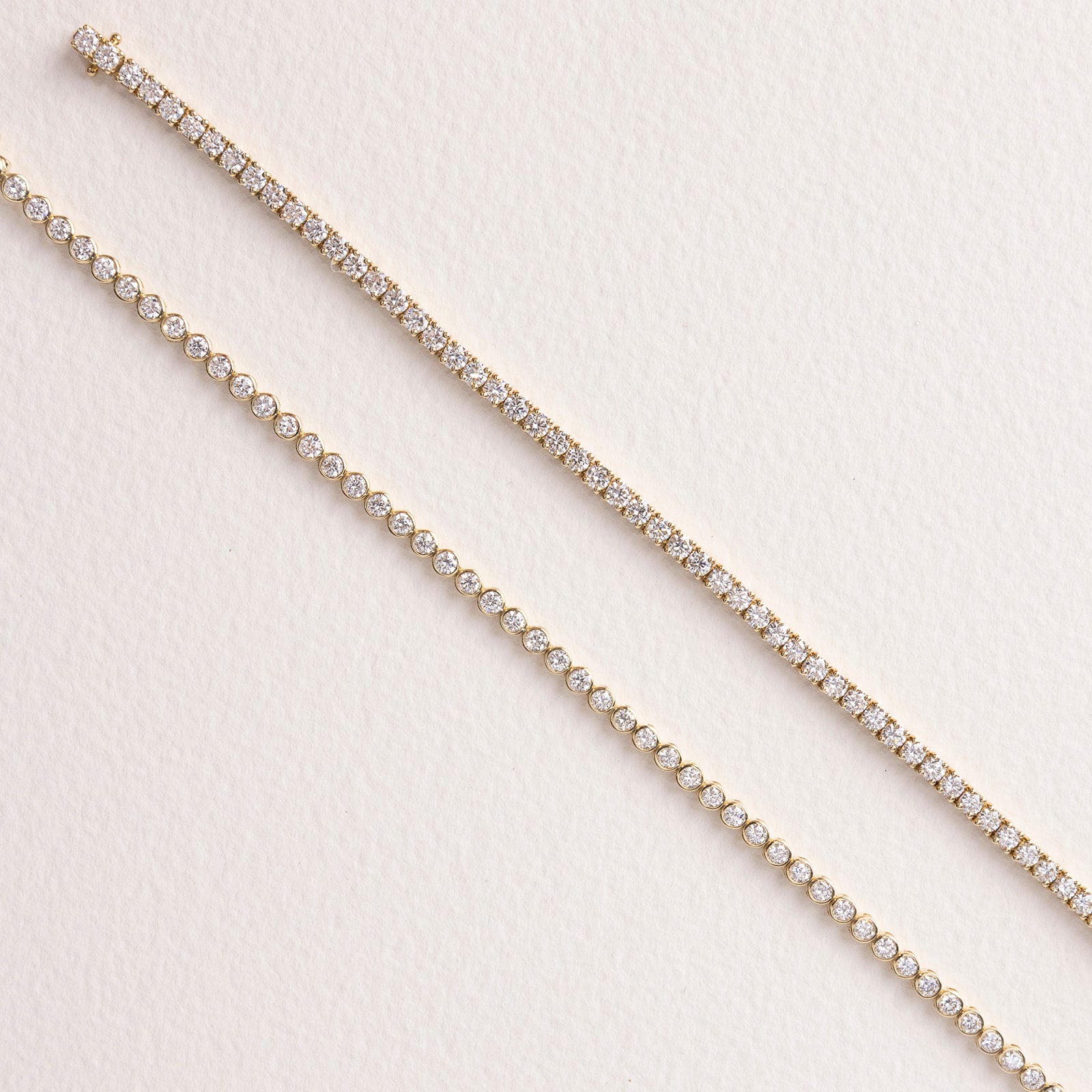 Bezel Round Tennis Bracelet | Available Now