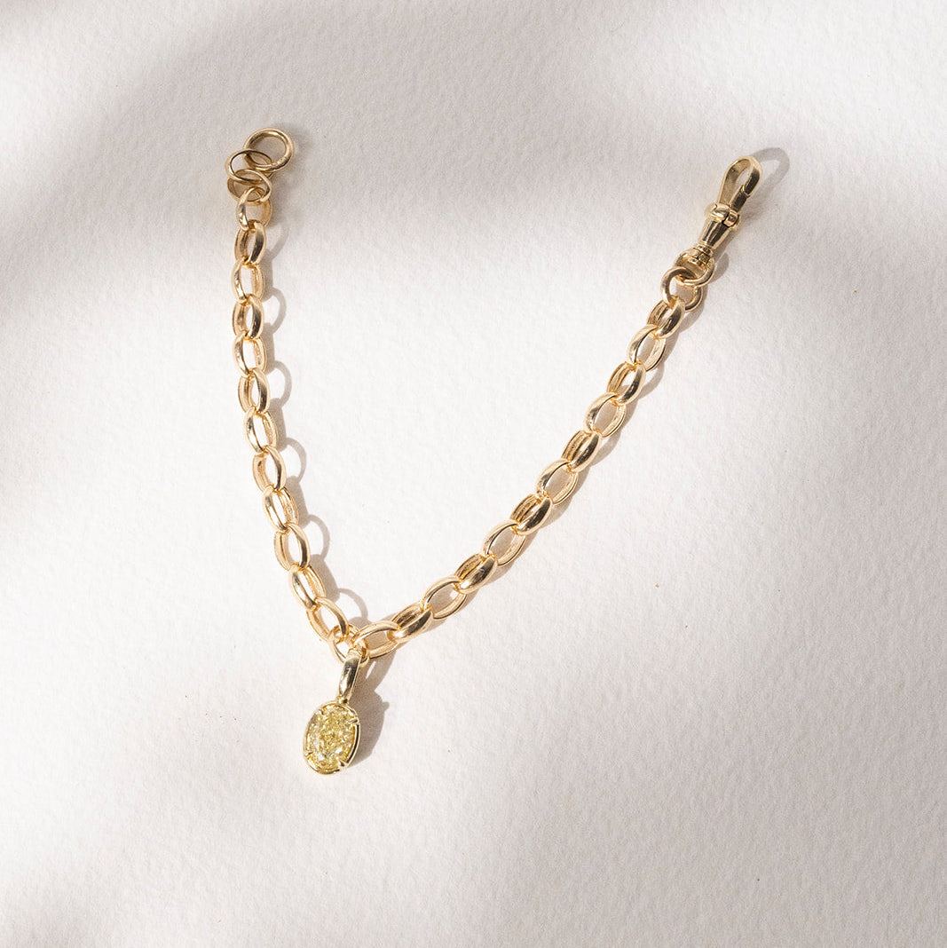 Allure Yellow Diamond Oval Enhancer