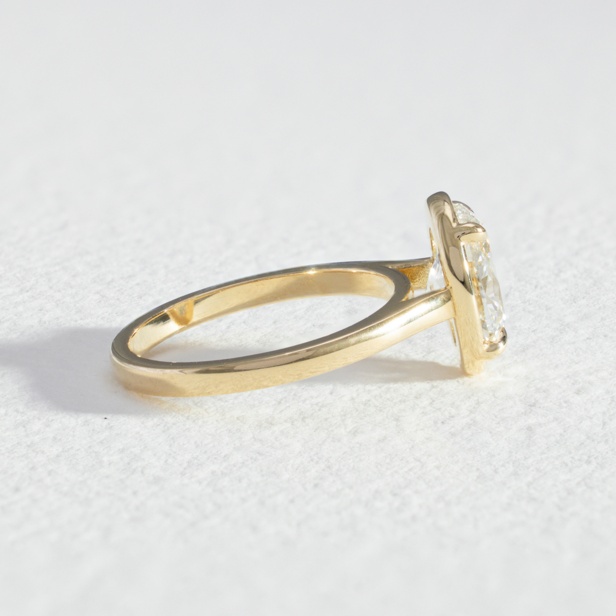 Milan | Oval Georgian Inspired Diamond Engagement Ring