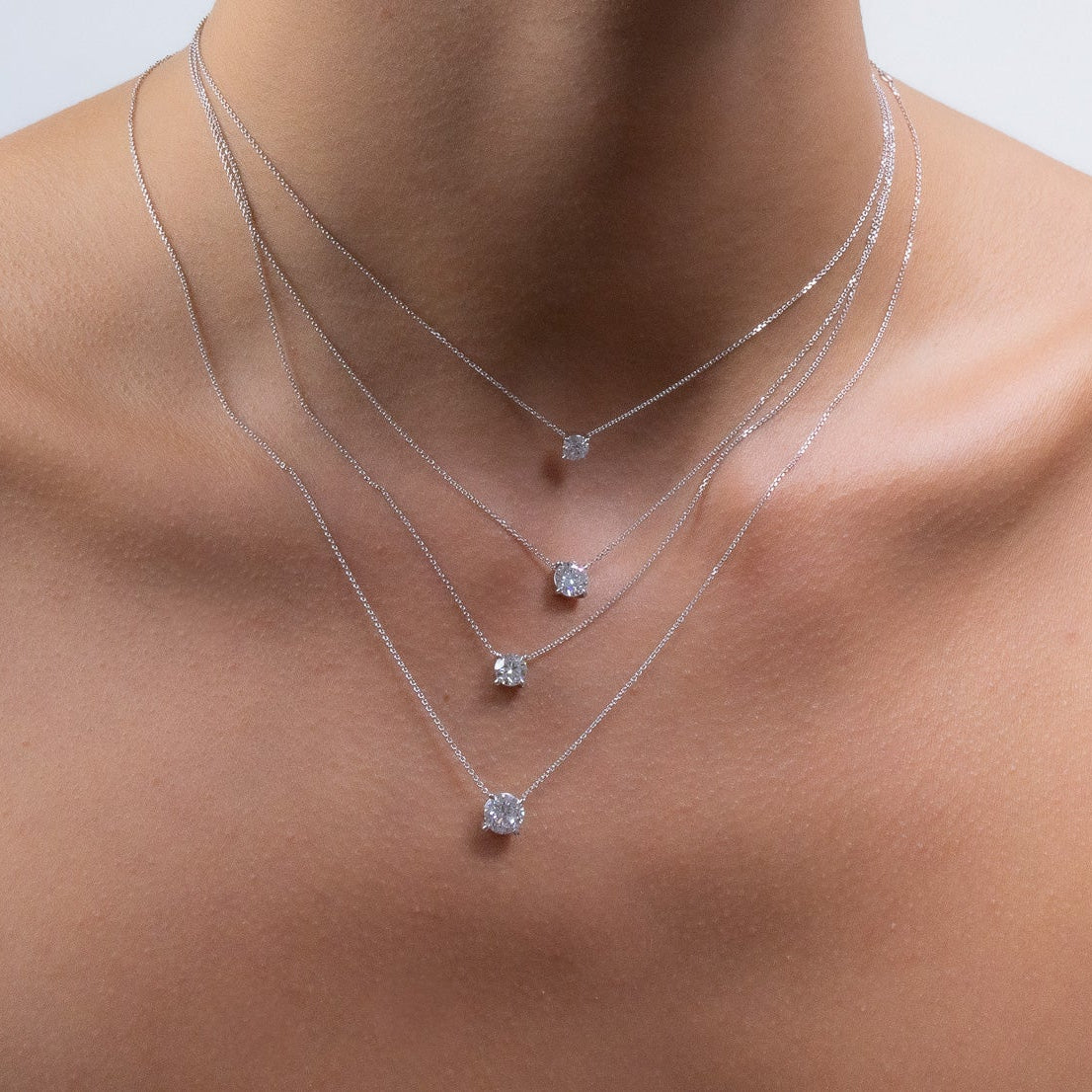 Round Solitaire Pendant