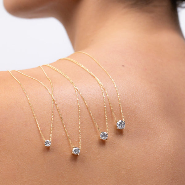 Round Diamond Necklace