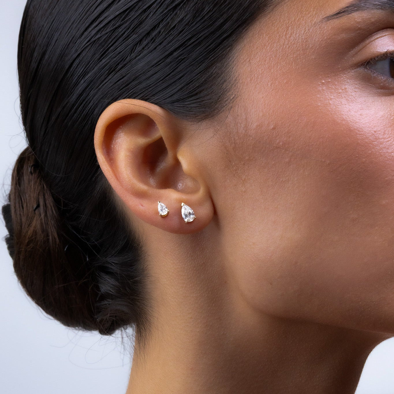 Pear Diamond Studs
