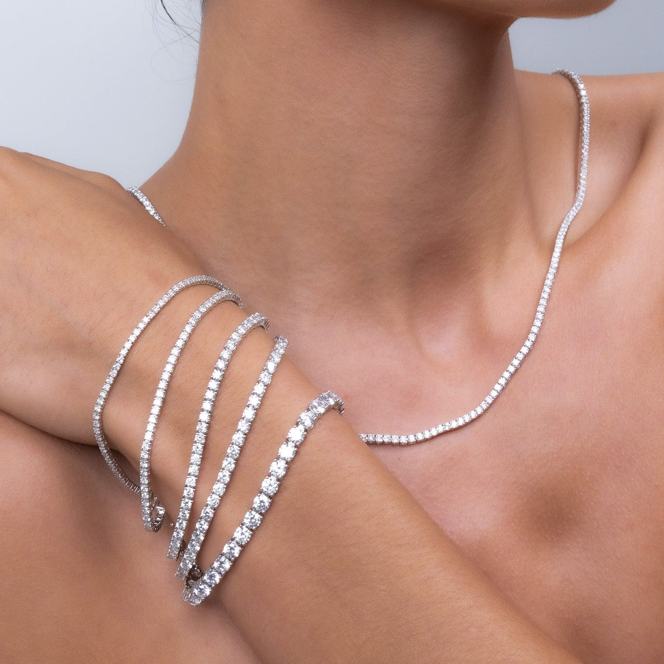 Round Tennis Bracelets