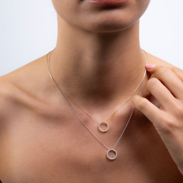 Circle Pendant Necklace