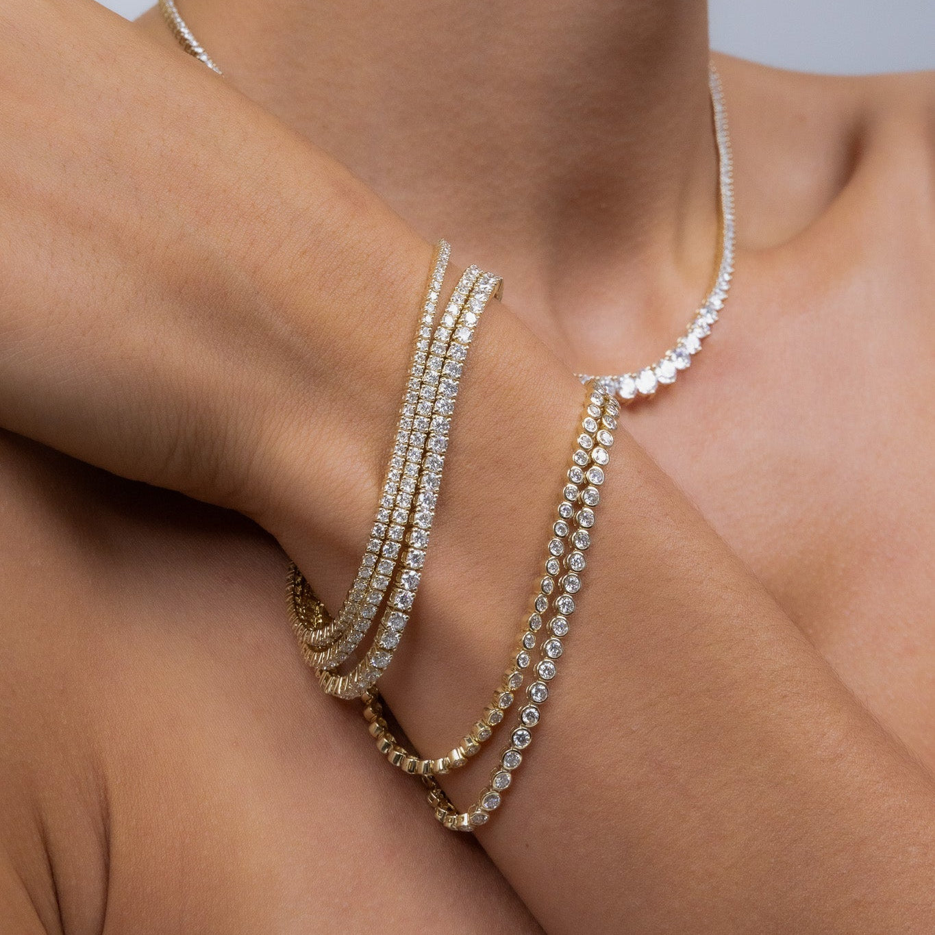 Round Tennis Bracelets