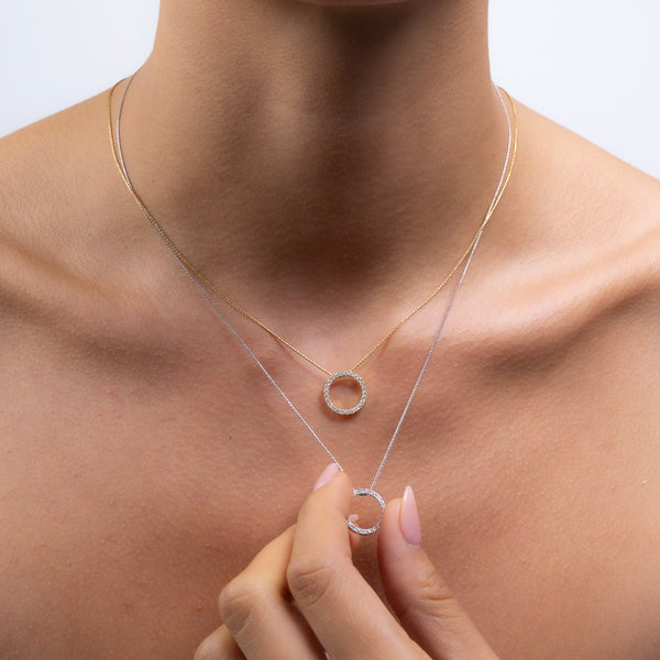 Circle Pendant Necklace