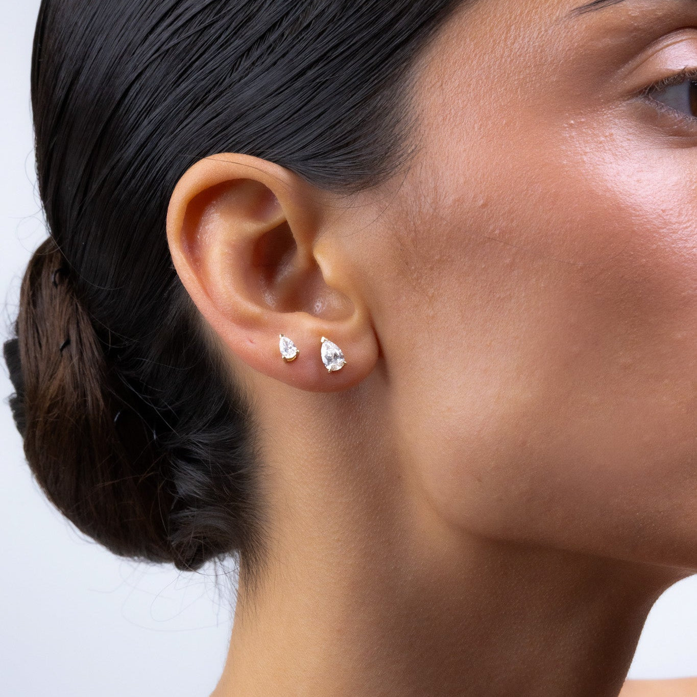 Pear Diamond Studs