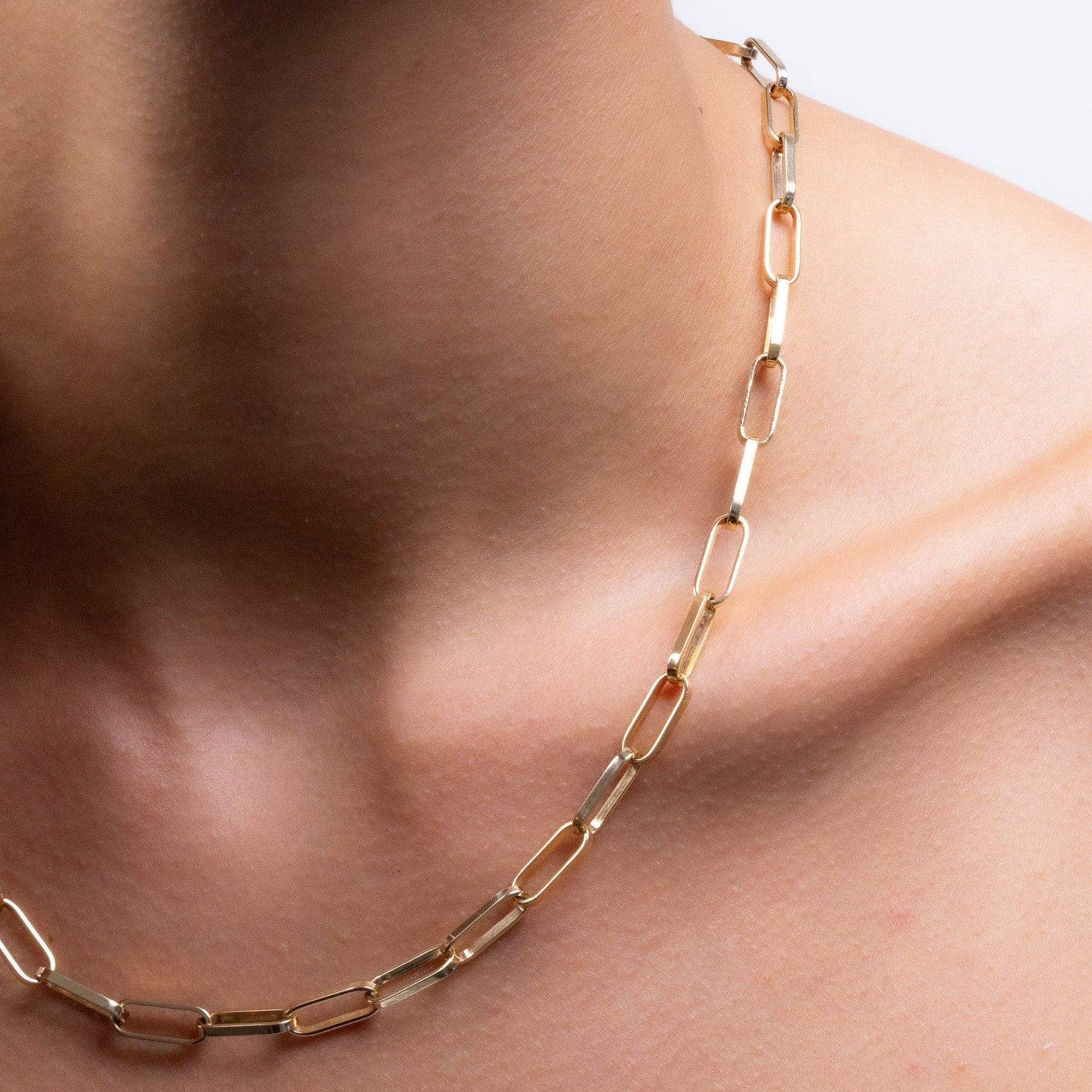 Gold Paperlink Link Chain