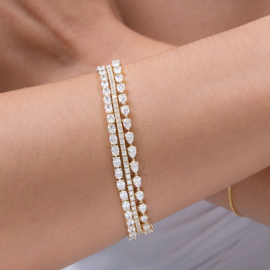 Oval Tennis Bracelet