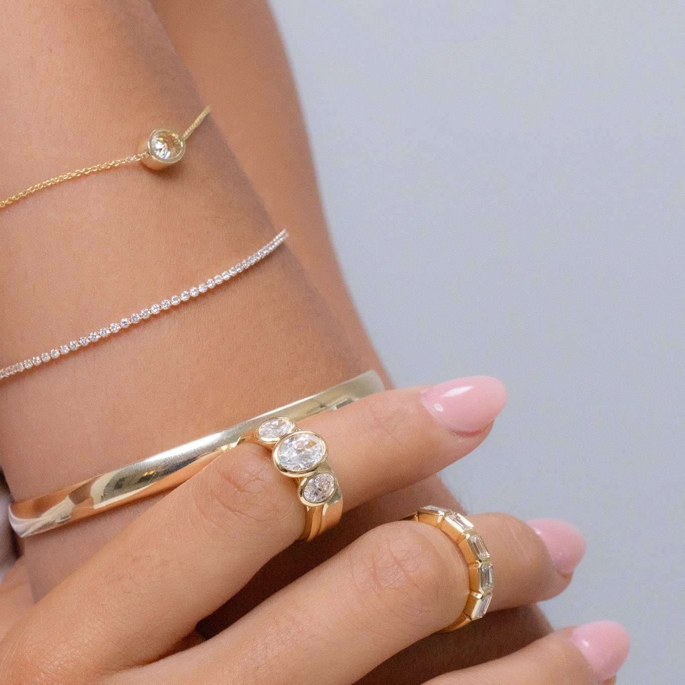 Petite Tennis Diamond Bracelet